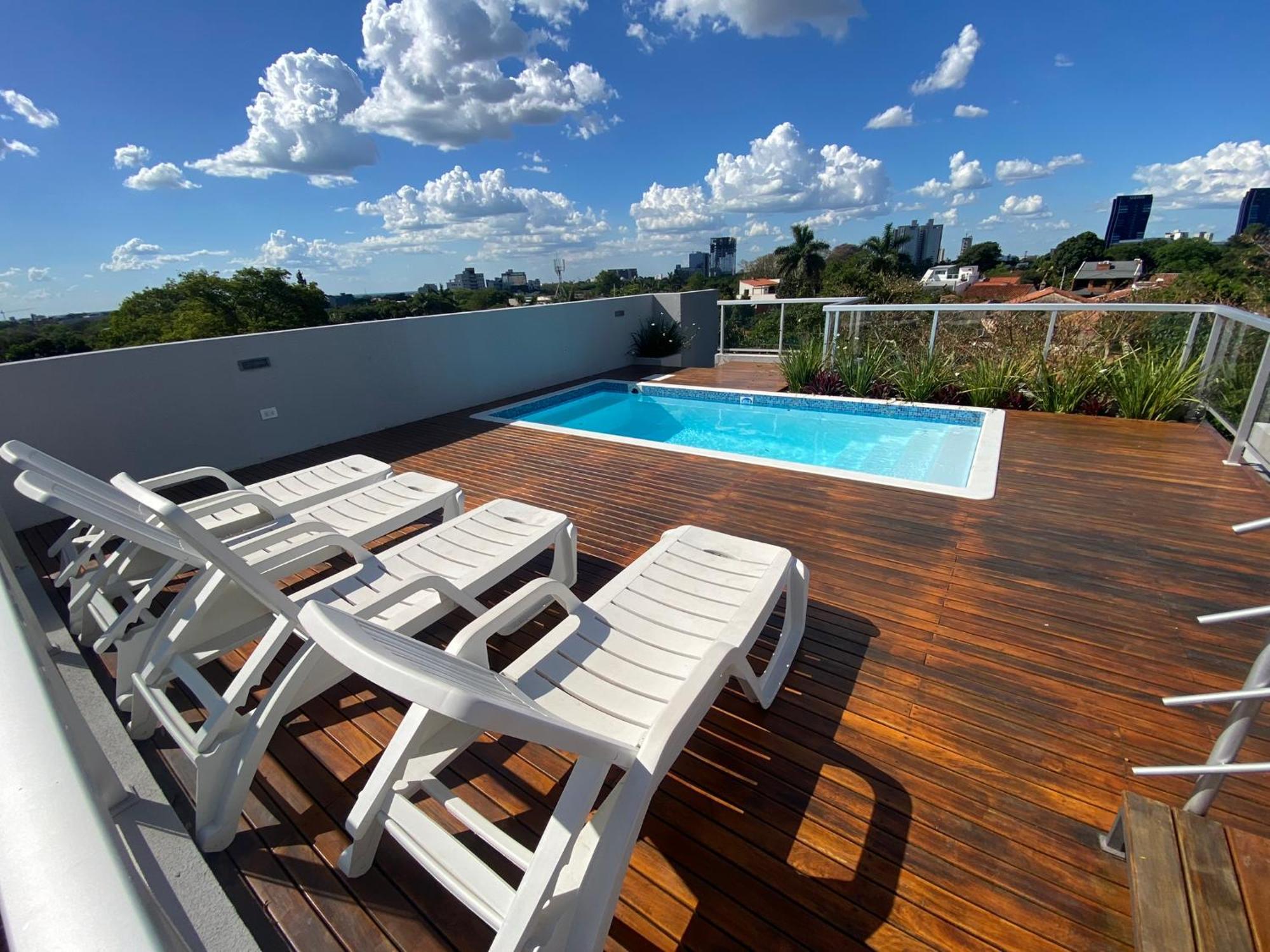 Apart-Hotel De Lujo En Eje Corporativo De Asuncion! 2 Y 3 Habitaciones المظهر الخارجي الصورة